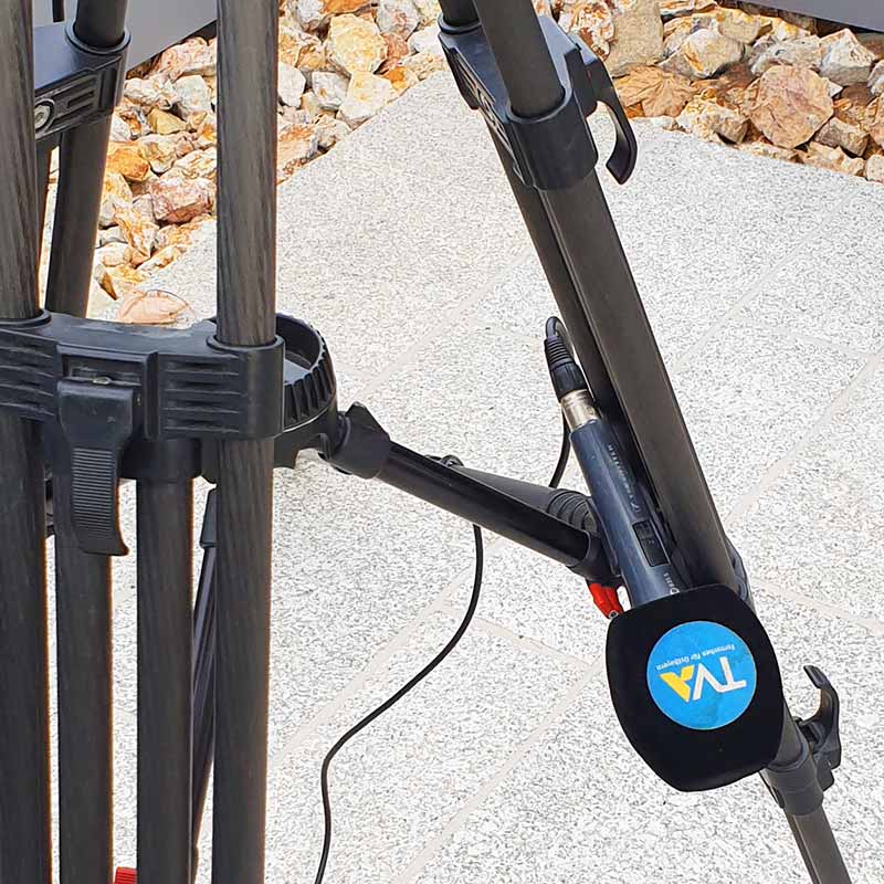 Kamera-Equipment des TVA-Teams